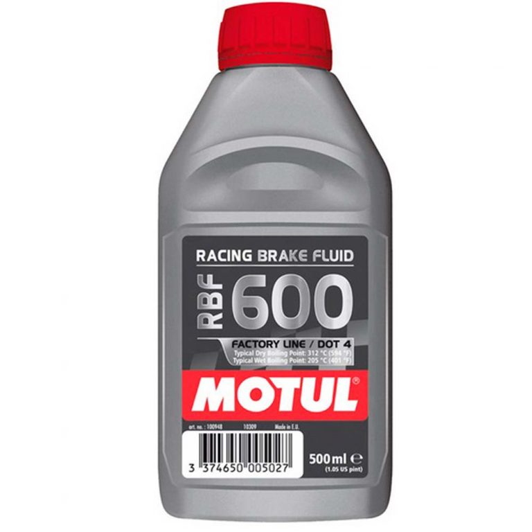 MOTUL RACING BF 600 0.5л (гоночная тормозная жидкость; t кипения = 312'С)